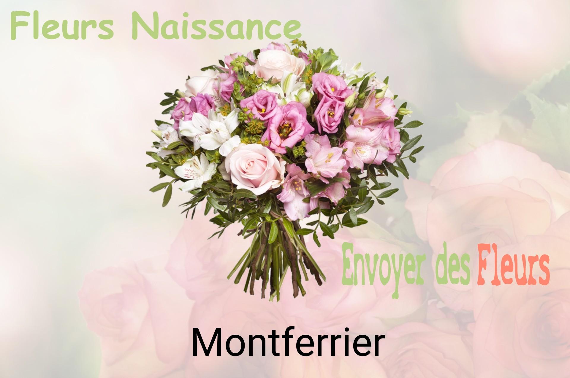 Bouquet de fleurs de naissance livré à Montferrier